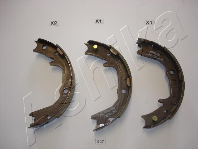 ASHIKA Handbrake shoes Article number: 55-05-507 cheaply