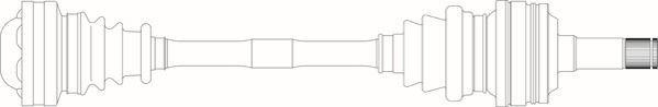 GENERAL RICAMBI Drive shaft Article number: OP3161 cheaply