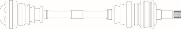 GENERAL RICAMBI Drive shaft Article number: OP3022 cheaply