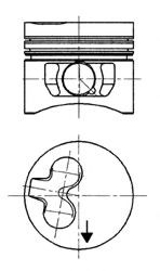 KOLBENSCHMIDT Piston Article number: 92245600 cheaply