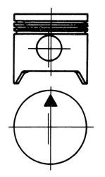 KOLBENSCHMIDT Piston Article number: 90451730 cheaply