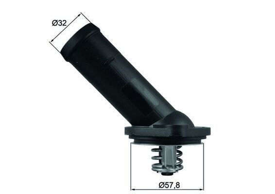 MAHLE ORIGINAL Thermostat Article number: TI 225 92D cheaply