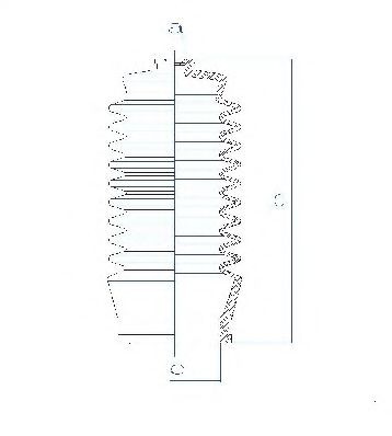 SPIDAN Steering rack gaiter Article number: 83754 cheaply