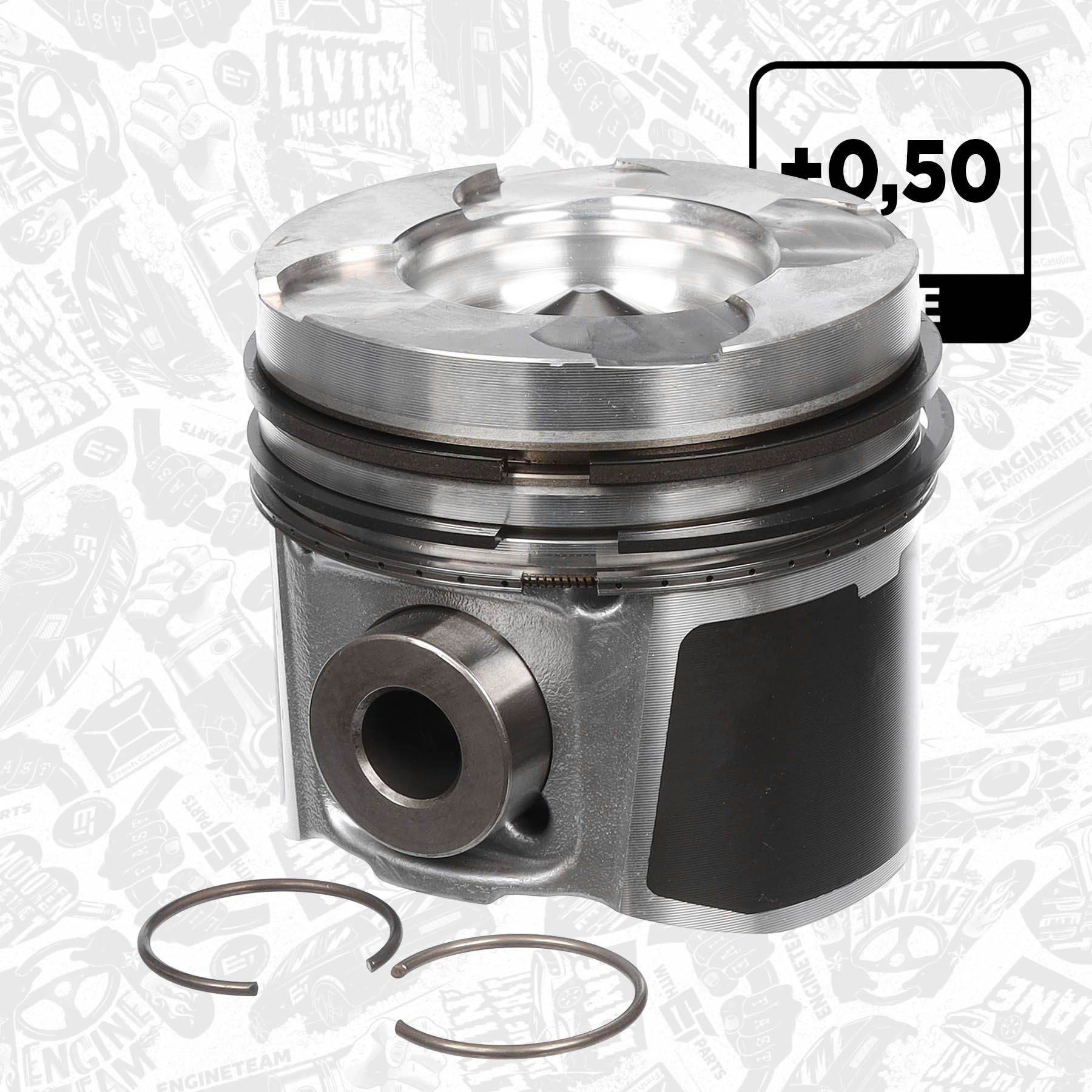 ET ENGINETEAM Piston Article number: PM005150 cheaply