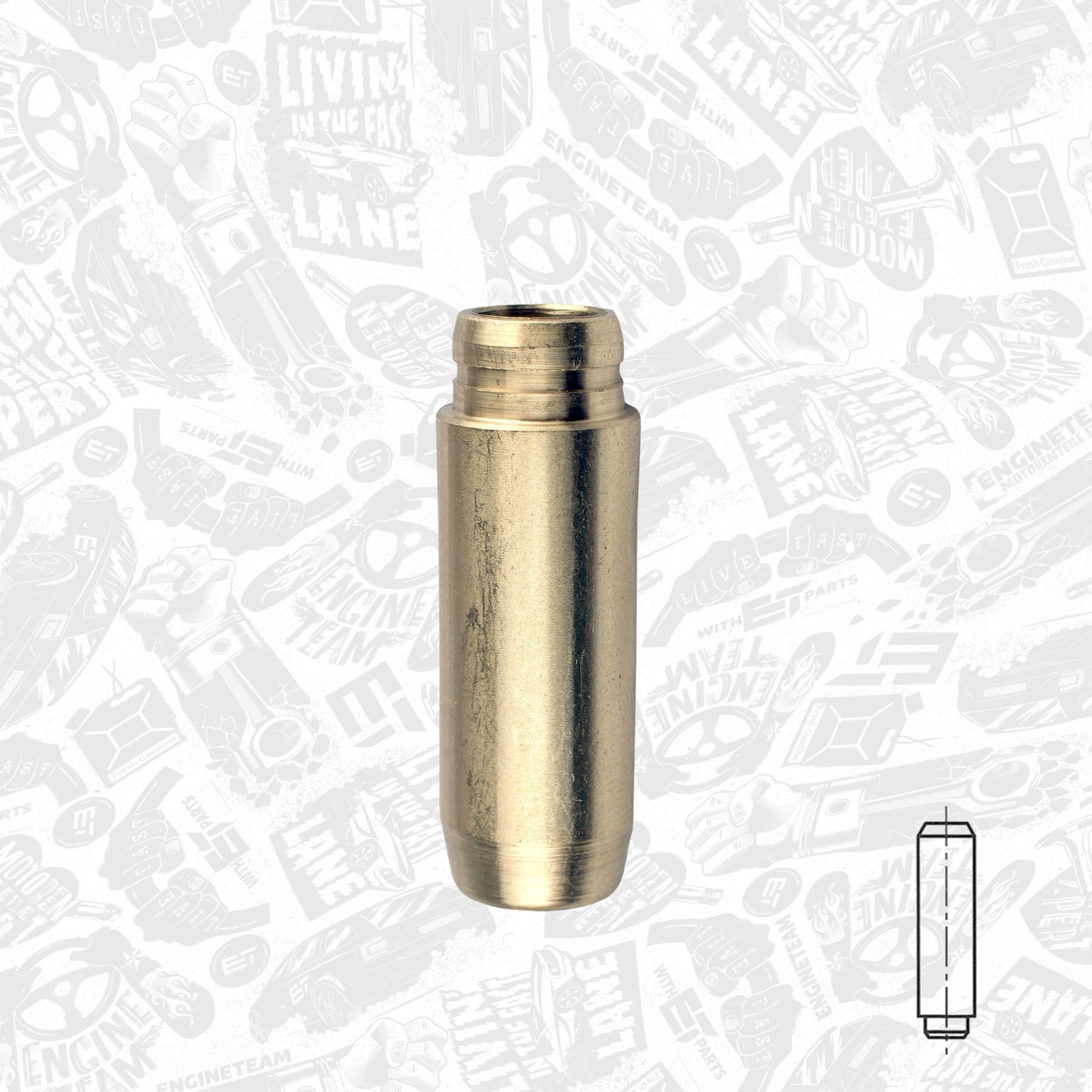 ET ENGINETEAM VG0018 Venttiilinohjain CLIO 1.9 D (B/C/S576, B/C/S57L) 64 HV Diesel 1998