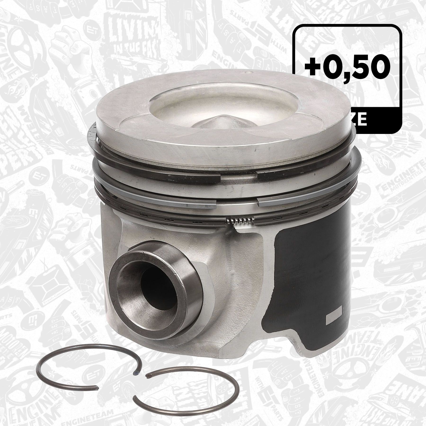 ET ENGINETEAM Piston Article number: PM003650 cheaply
