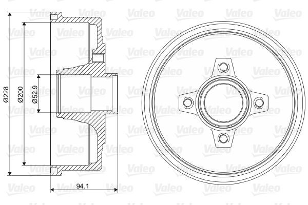VALEO Piduritrummel Artikli number: 237098 soodsalt