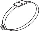 DINEX Clamp, silencer Article number: 51886 cheaply