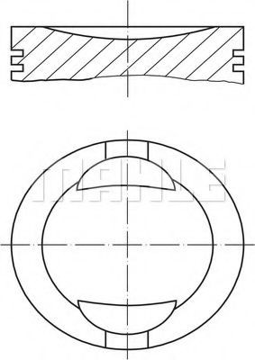 MAHLE ORIGINAL Piston Article number: 034 69 00 cheaply