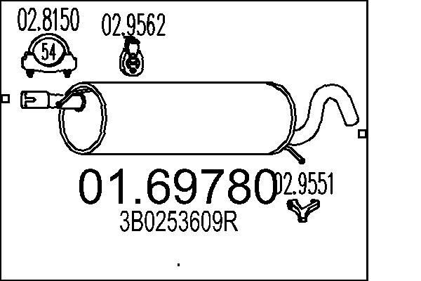 MTS Lõppsummuti Artikli number: 01.69780 soodsalt