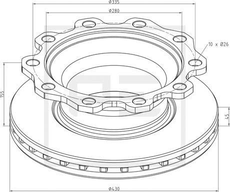 PETERS ENNEPETAL Ramp Mirror Article number: 258.043-00A cheaply
