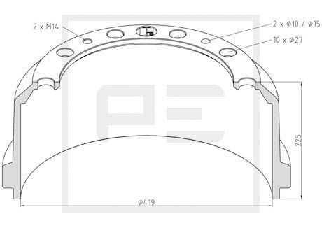 PETERS ENNEPETAL Ramp Mirror Article number: 148.051-00A cheaply
