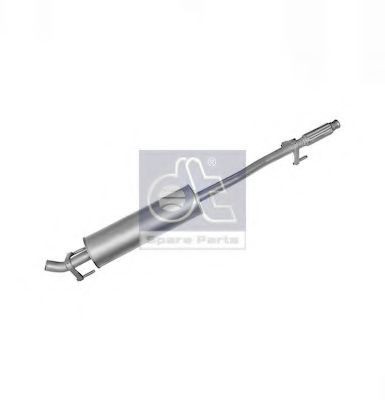 DT Spare Parts 11.26015 Mellem- / bagerste lydpotte CRAFTER 2.5 TDI 163 HK Diesel 2016