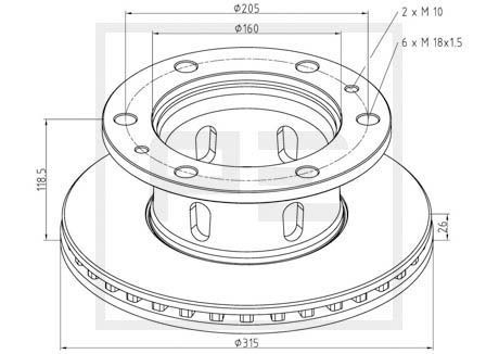 PETERS ENNEPETAL Tilt Cylinder, driver cab Article number: 023.652-00A cheaply