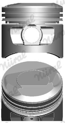 NÜRAL Piston Article number: 87-214107-10 cheaply