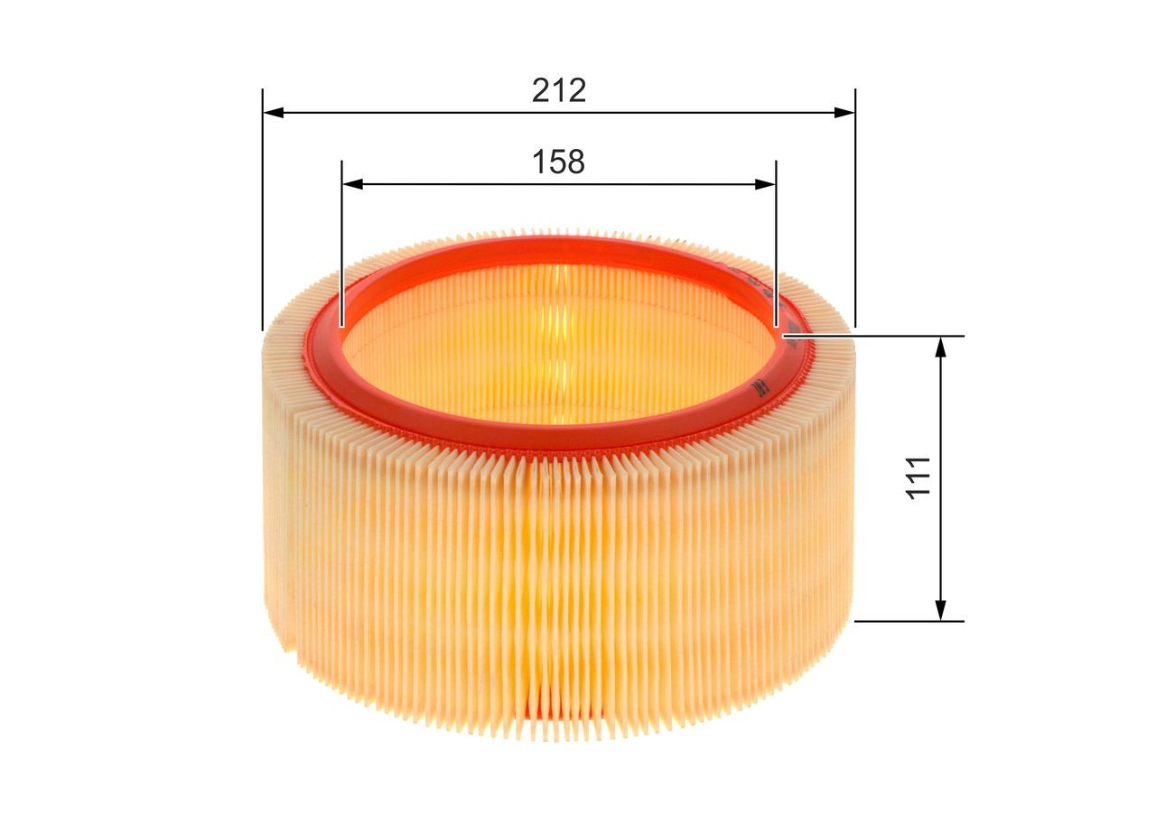 BOSCH Luftfilter Varenummer: 1 457 433 032 billige