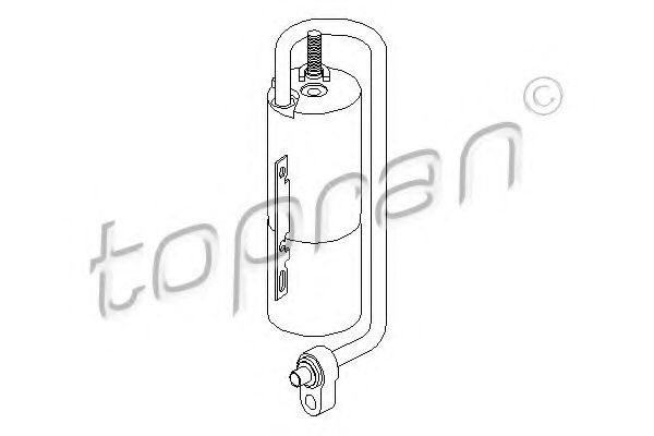 TOPRAN Dryer, air conditioning Article number: 207 184 cheaply