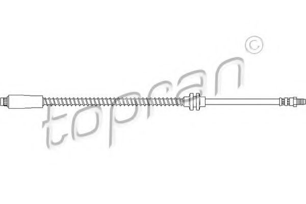 TOPRAN Brake hose Article number: 720 931 cheaply