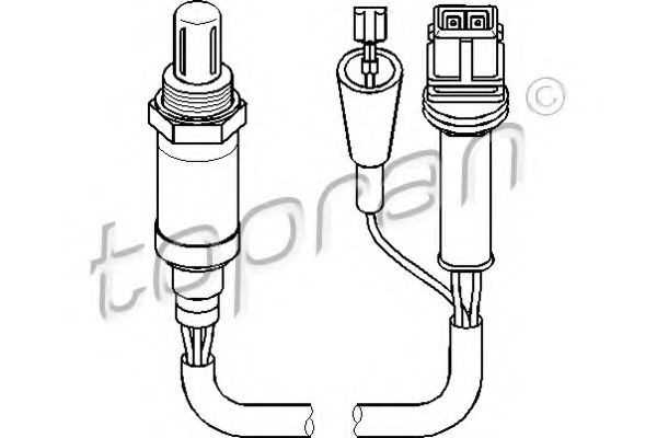 TOPRAN Lambda sensor Article number: 111 612 cheaply