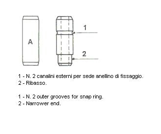 METELLI 01-1388 Valve Guides XJ 4.0 226 PS Petrol 1994