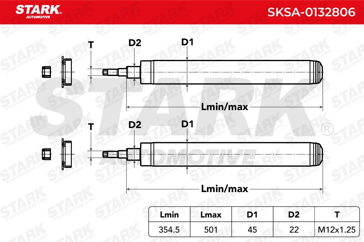 STARK Shock absorber Article number: SKSA-0132806 cheaply