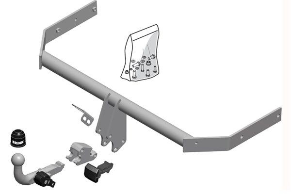 BRINK Trailer Hitch Article number: 523000 cheaply