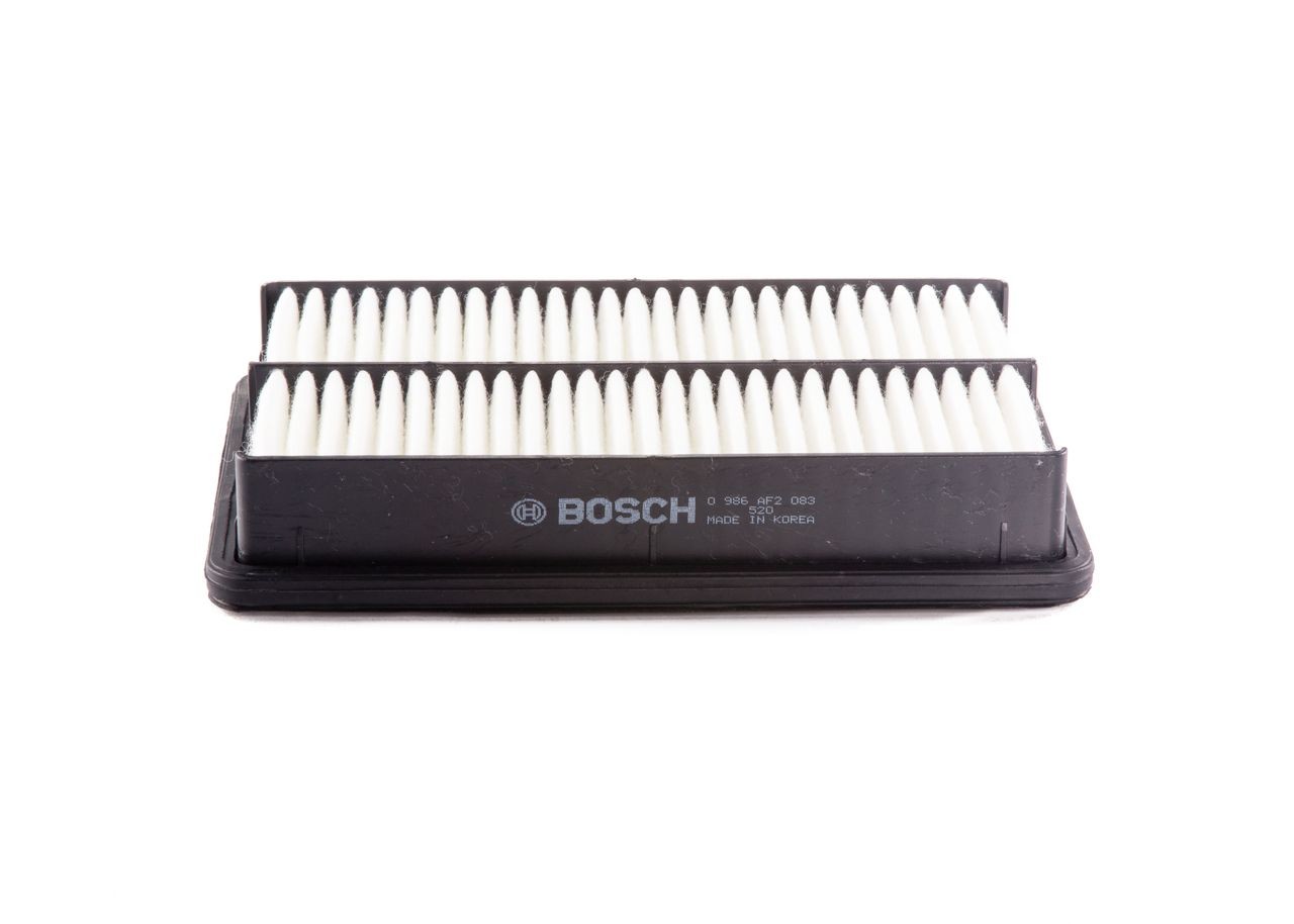 BOSCH Air filter Article number: 0 986 AF2 083 cheaply