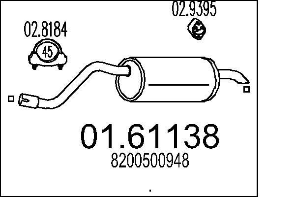 MTS Lõppsummuti Artikli number: 01.61138 soodsalt