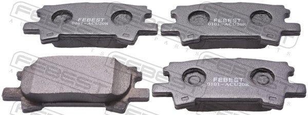FEBEST Brake pad set Article number: 0101-ACU20R cheaply