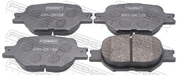 FEBEST Brake pad set Article number: 0101-CDE120F cheaply