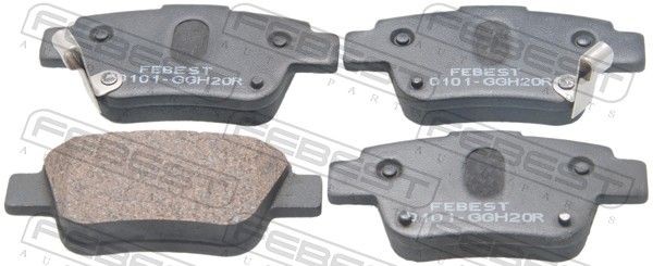 FEBEST Brake pad set Article number: 0101-GGH20R cheaply