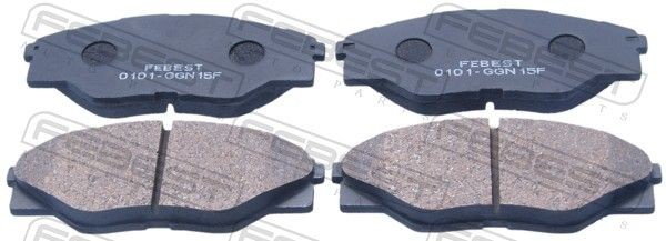 FEBEST Brake pad set Article number: 0101-GGN15F cheaply