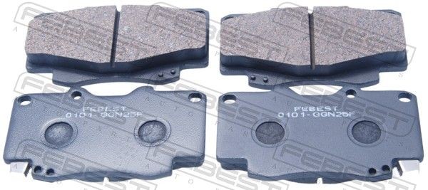 FEBEST Brake pad set Article number: 0101-GGN25F cheaply
