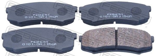 FEBEST Brake pad set Article number: 0101-GRJ150R cheaply