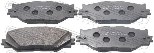 FEBEST Brake pad set Article number: 0101-GSE20F cheaply