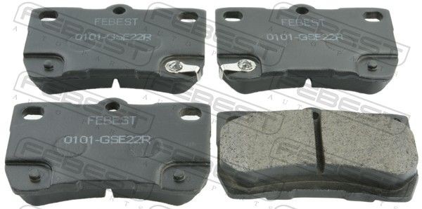 FEBEST Brake pad set Article number: 0101-GSE22R cheaply