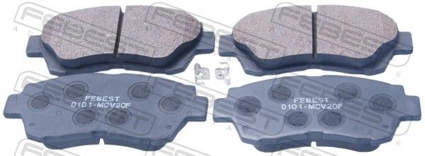 FEBEST Brake pad set Article number: 0101-MCV20F cheaply