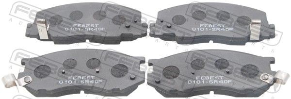 FEBEST Brake pad set Article number: 0101-SR40F cheaply