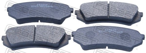 FEBEST Brake pad set Article number: 0101-UZJ100R cheaply