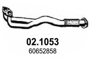 ASSO Exhaust Pipe Article number: 02.1053 cheaply