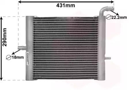 VAN WEZEL Engine radiator Article number: 02012701 cheaply