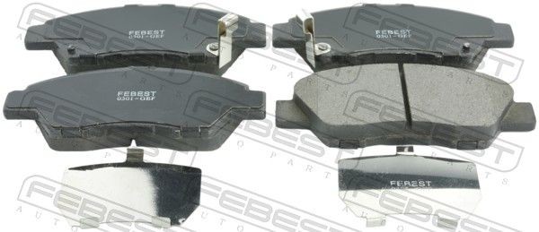 FEBEST Brake pad set Article number: 0301-GEF cheaply