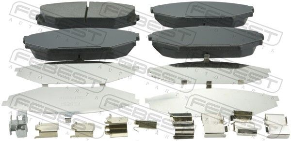 FEBEST Brake pad set Article number: 0301-YD1F cheaply