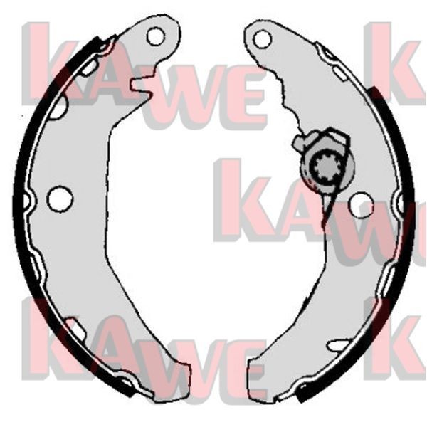 KAWE Brake Shoe Set Article number: 04340 cheaply