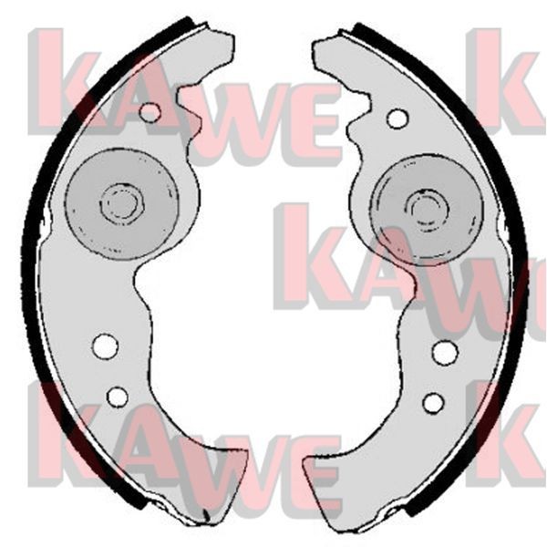 KAWE Brake Shoe Set Article number: 04370 cheaply