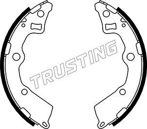 TRUSTING Brake Shoe Set Article number: 049.164 cheaply