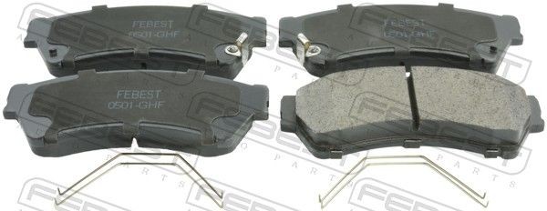 FEBEST Brake pad set Article number: 0501-GHF cheaply