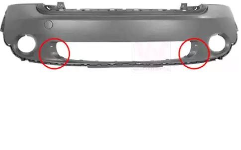 VAN WEZEL Bumper Article number: 0515576 cheaply