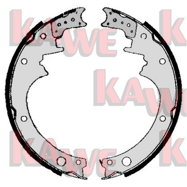 KAWE Brake Shoe Set Article number: 05200 cheaply