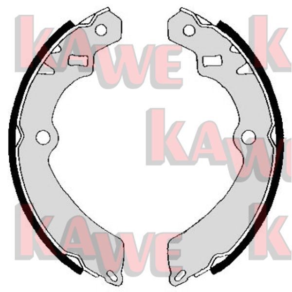 KAWE Brake Shoe Set Article number: 05710 cheaply